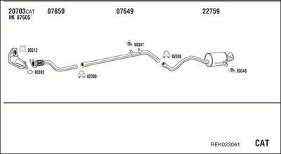WALKER REK023061 WALKER REK023061
