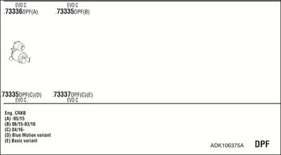 WALKER ADK106375A