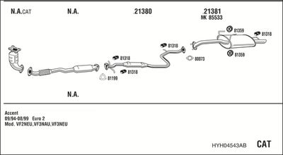WALKER HYH04543AB