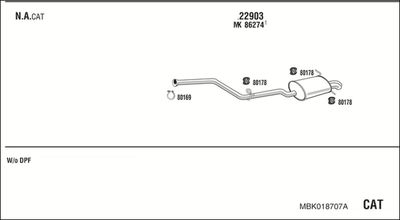 WALKER MBK018707A