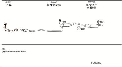 WALKER FO20213 WALKER FO20213