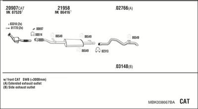 WALKER MBK008667BA