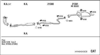 WALKER HYH04543CB