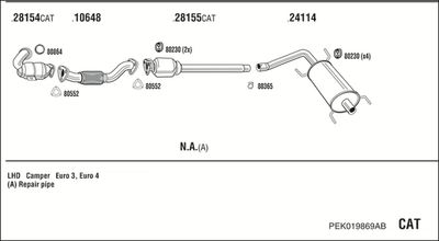 WALKER PEK019869AB