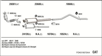 WALKER FOK019575AA