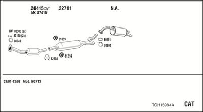 WALKER TOH15984A