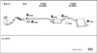 WALKER FOT17012 WALKER FOT17012