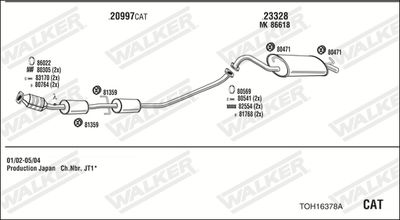 WALKER TOH16378A