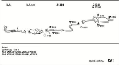 WALKER HYH04539AA