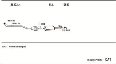 WALKER MBK008750BB