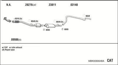 WALKER MBK009064BA