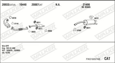 WALKER FIK016057AB