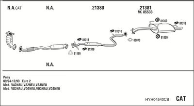 WALKER HYH04540CB