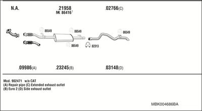 WALKER MBK004686BA