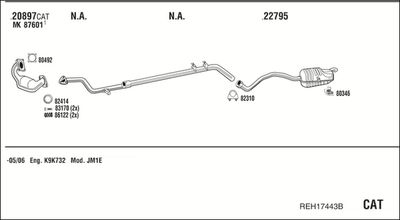 WALKER REH17443B WALKER REH17443B