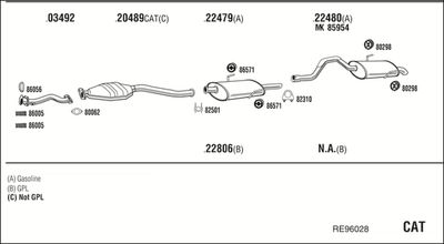 WALKER RE96028 WALKER RE96028