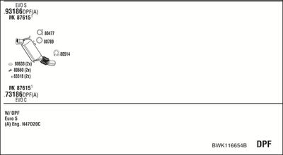 WALKER BWK116654B