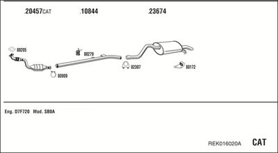 WALKER REK016020A