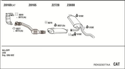 WALKER REK023077AA