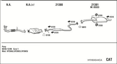 WALKER HYH04544CA