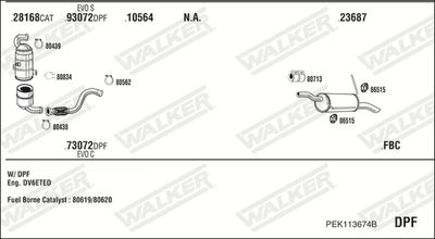 WALKER PEK113674B