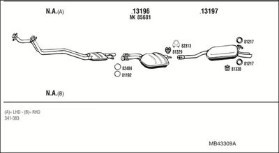 WALKER MB43309A