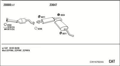 WALKER CIH16762AA