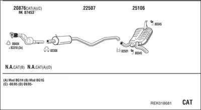 WALKER REK018681 WALKER REK018681