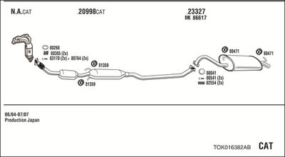 WALKER TOK016382AB