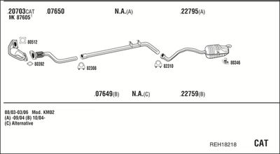 WALKER REH18218 WALKER REH18218