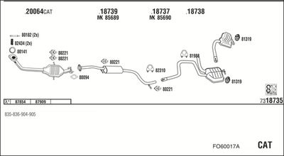 WALKER FO60017A WALKER FO60017A