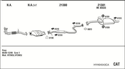 WALKER HYH04543CA
