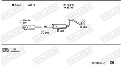 WALKER FOK016304A WALKER FOK016304A
