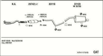 WALKER ARH14784B