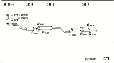 WALKER CVH28019