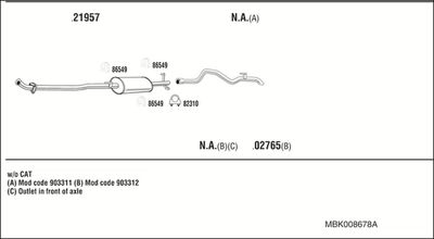 WALKER MBK008678A