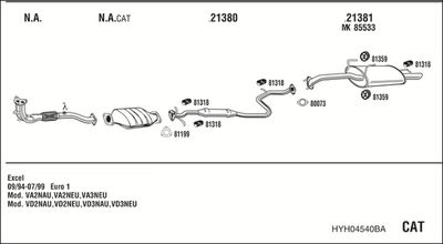 WALKER HYH04540BA