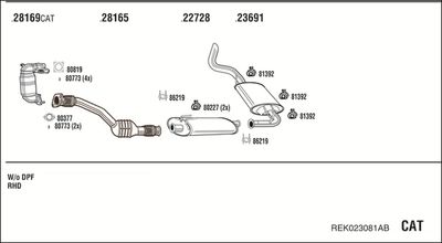WALKER REK023081AB