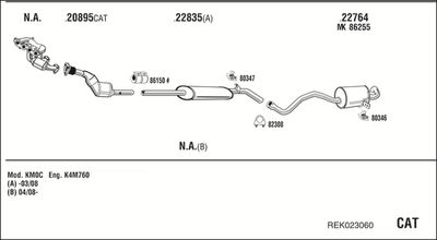 WALKER REK023060 WALKER REK023060