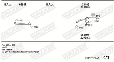 WALKER FIK017137AA