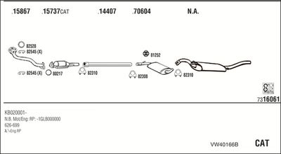 WALKER VW40166B