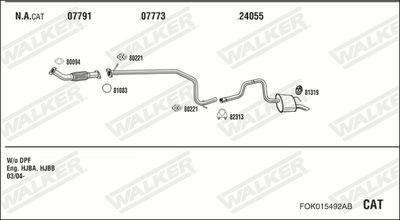 WALKER FOK015492AB