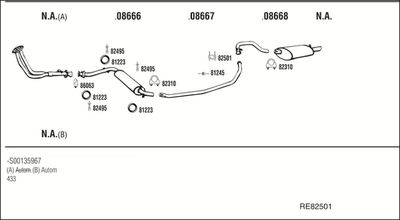 WALKER RE82501 WALKER RE82501