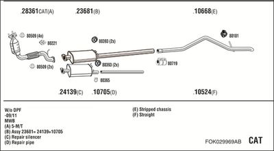 WALKER FOK029969AB