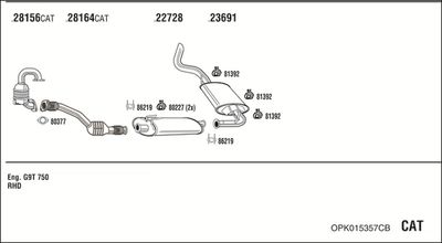 WALKER OPK015357CB