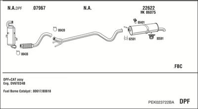 WALKER PEK023722BA