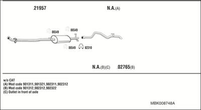WALKER MBK008748A