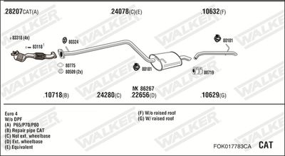 WALKER FOK017783CA WALKER FOK017783CA