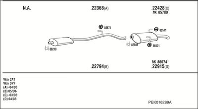 WALKER PEK016289A