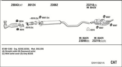 WALKER SAH15821A